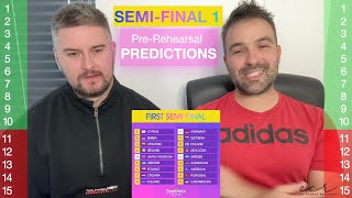 Eurovision 2024: Pre-Rehearsal Predictions - Semi-Final 1