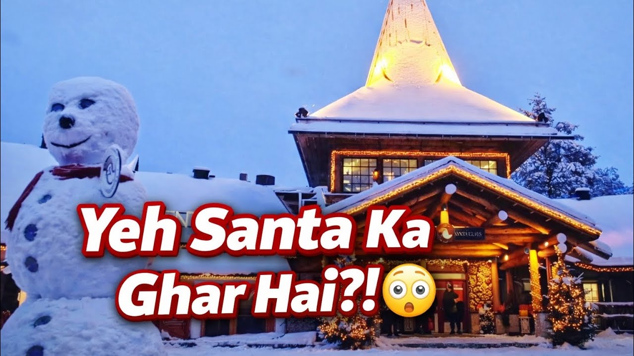 Visited Santa’s REAL Village in Finland ❄️🎅