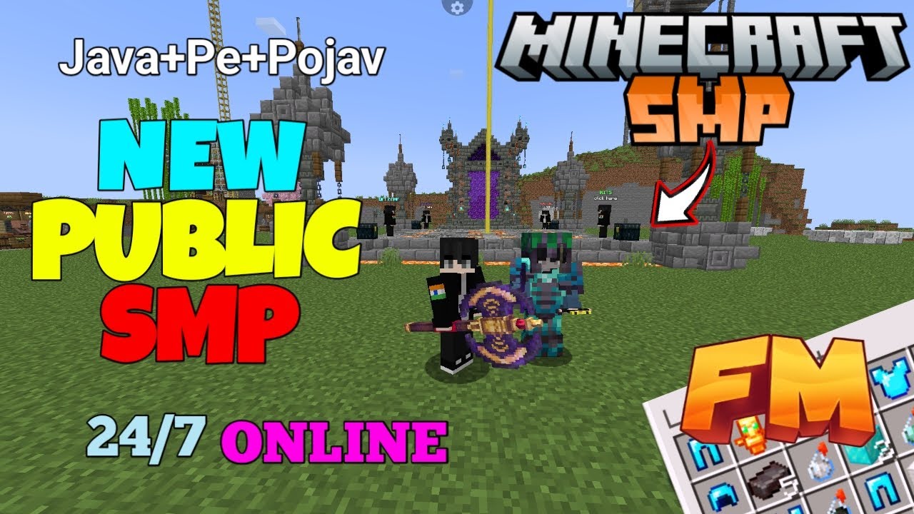 ❤️‍🩹 Best Free Public Smp Server For Minecraft Cracked 🌿 | Java + Pe | 24/7 Online | Anyone Can Play