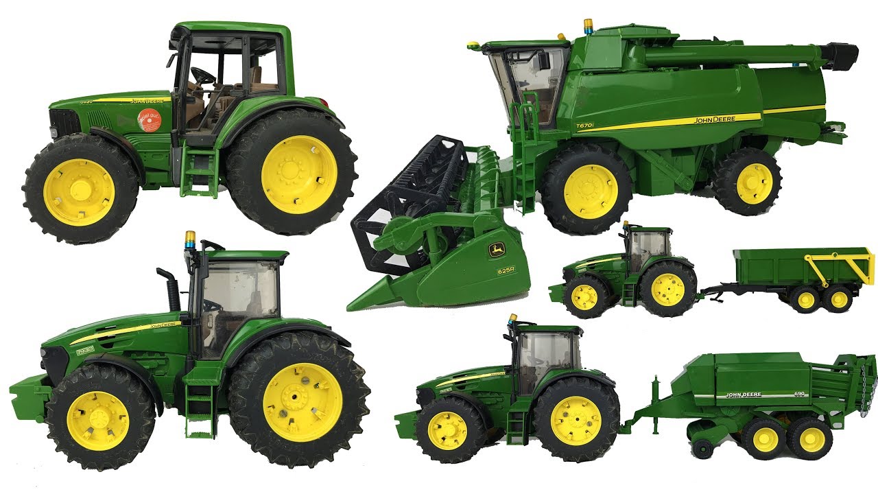 john deere toy tractor videos