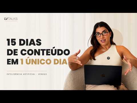 Como eu gravo 15 dias de conteúdo em um único dia (Método Prático)
