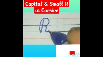Capital & Small R | #cursivewriting #viral #shortsvideo  #youtubeshorts