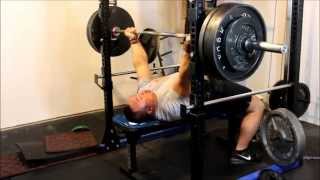Reverse Grip Bench Press: 370 lb x 3 (3RM)