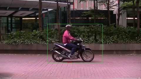 Moving Object Detection  (Bike)
