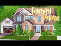 AN ACTUAL FAMILY HOME?! 🏡 the sims 3 speed build