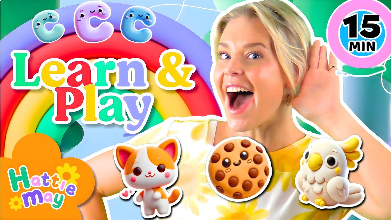 Learn the Letter C! Cookies, Cats & Cockatoos 🌟 Fun | Learn & Play with Hattie May