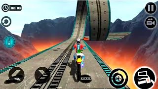 jogo de moto. motorcycle game. Impossible moto bike tracks 3D. screenshot 4