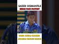 Saeed dismantle Indian pace#ytshorts #cricketshorts #cricket#analysis #cricketlover