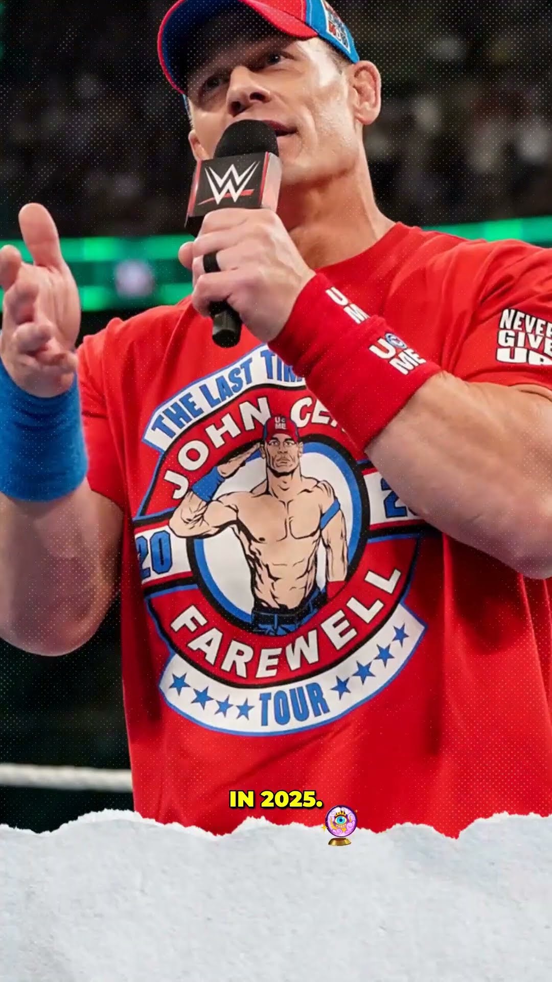 You will never forget these words by John Cena #JohnCena #Farewell #WWE #shorts