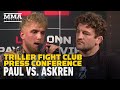 Jake Paul vs. Ben Askren Triller Press Conference - MMA Fighting