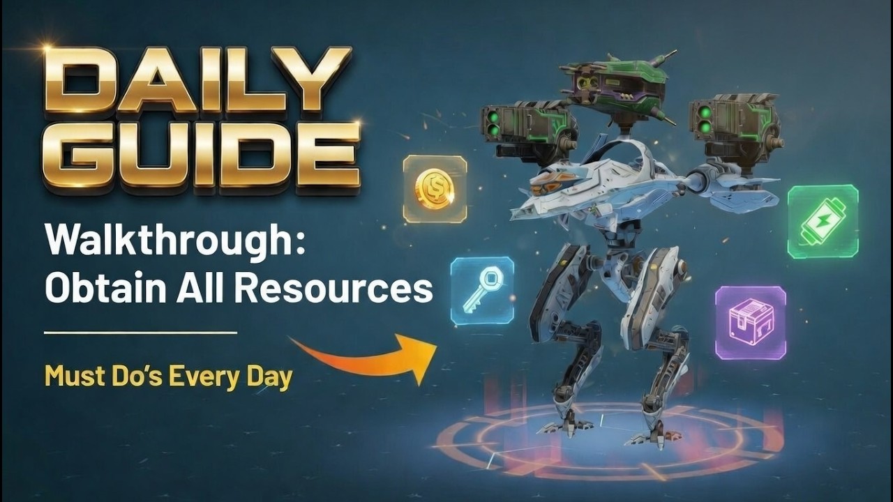 The DAILY Routine of a High End Free To Play War Robots Player!!!