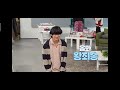 Taehyungssi v accidentally hit the camera director with a ball while playing