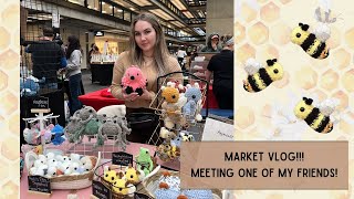 Crochet Market Vlog! | Meeting My Friend for the First Time! | SBP