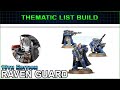 Raven guard sneak attack   thematic list build 10th edition warhammer 40k