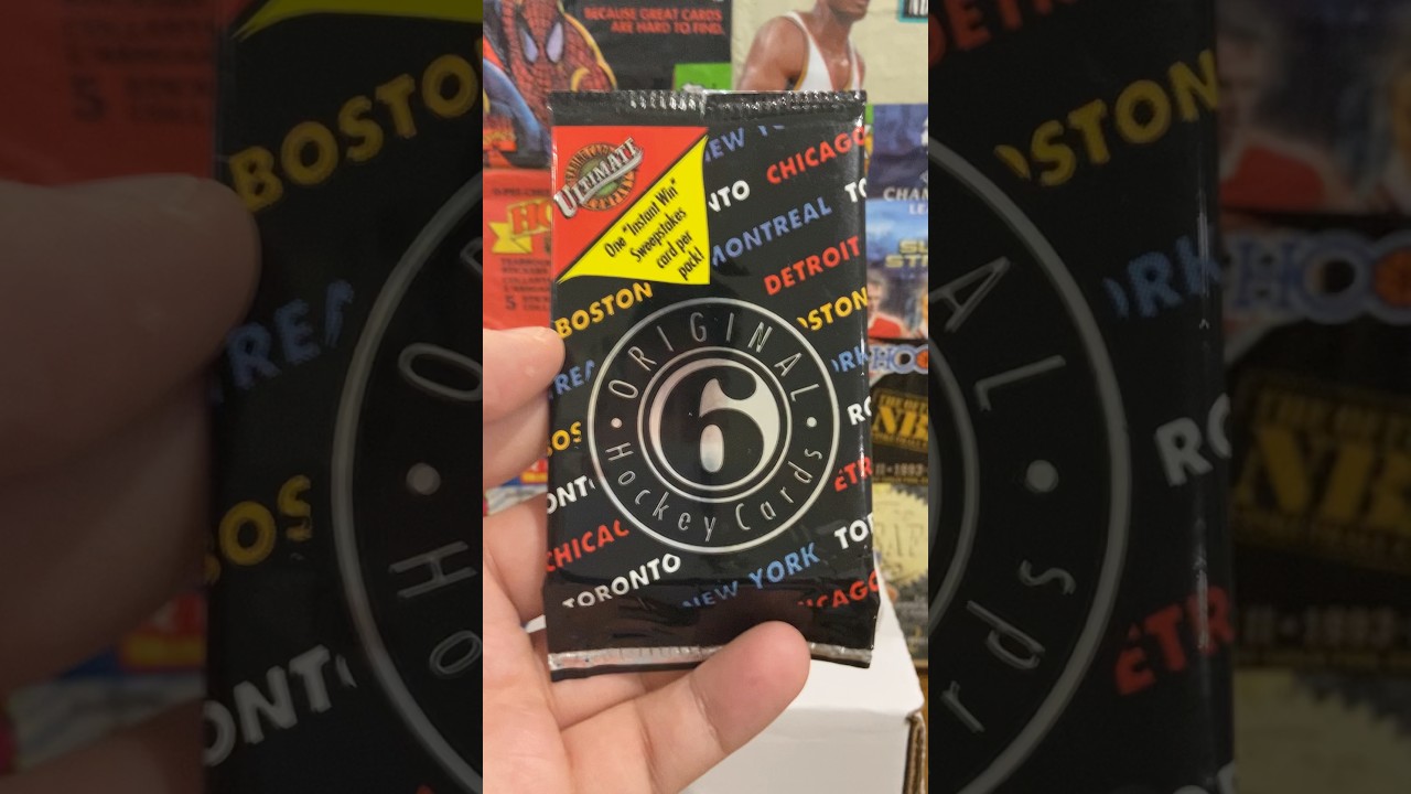 1992 Original 6 Hockey Card Pack