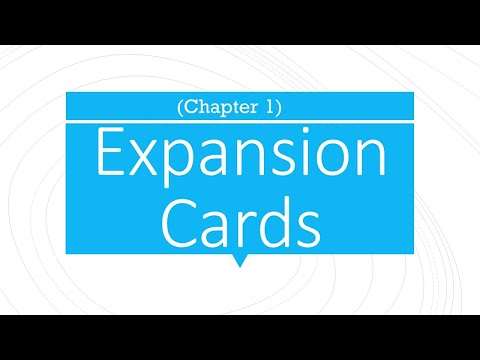 वीडियो: कंप्यूटर विस्तार कार्ड क्या हैं?