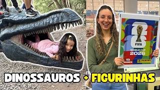 Passeio no Parque dos Dinossauros + Troca de Figurinhas da Copa!