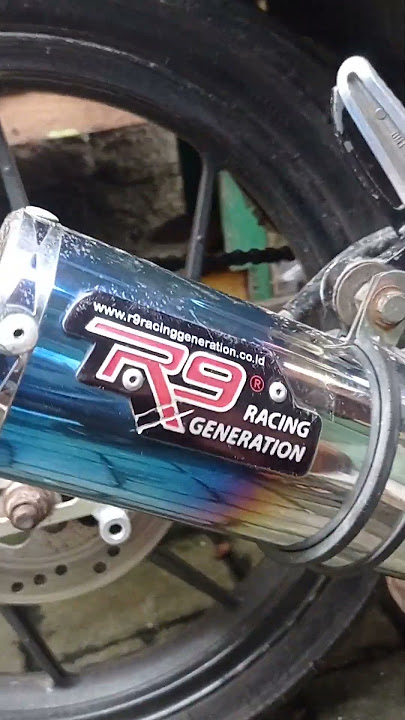 Satria fu pakai knalpot r9 original