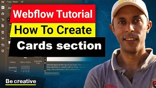 Prebuilt layouts in Webflow - Cards section