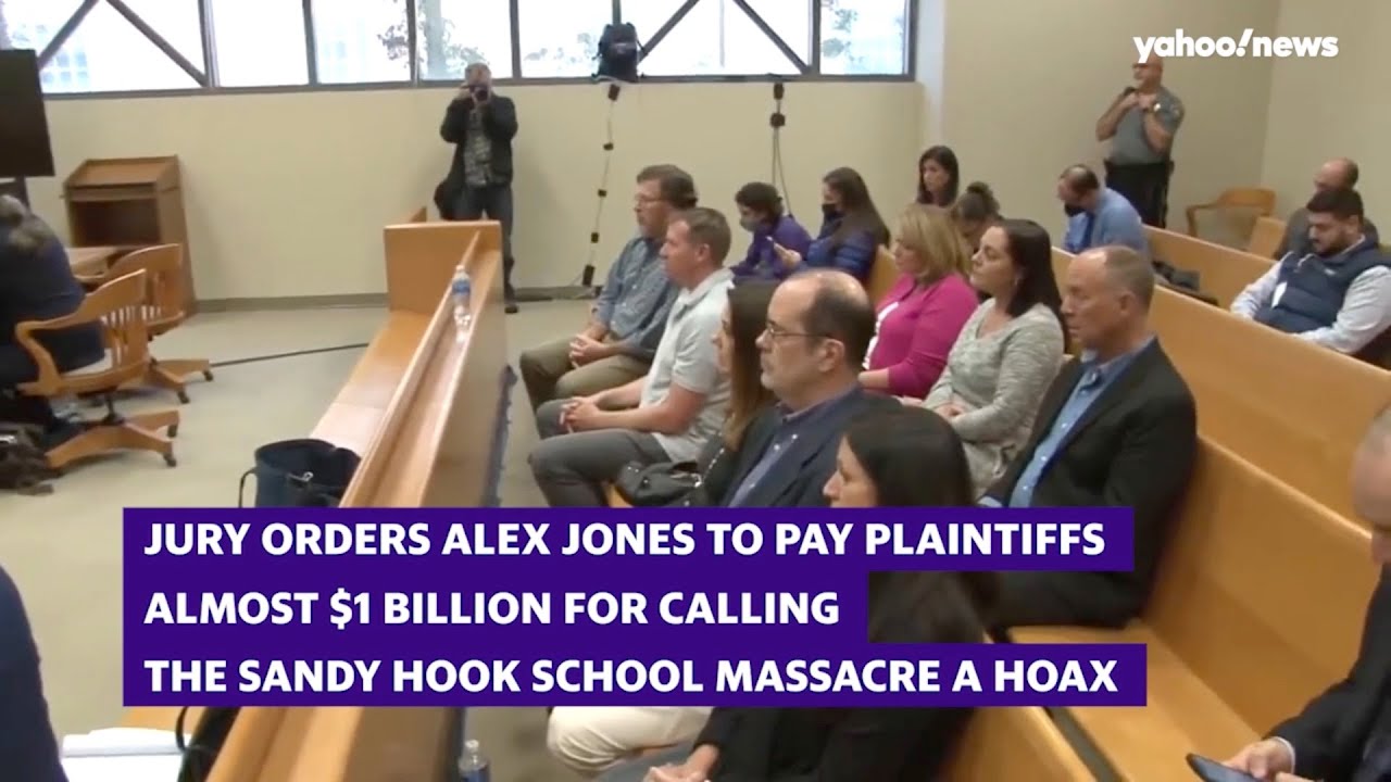 Jury awards plaintiffs nearly $1 billion in Alex Jones's defamation trial