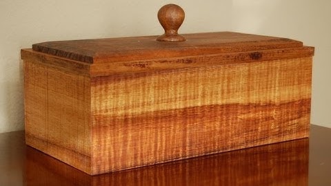 Woodworking Projects - How to Make a Jewelry Box - Part 6 - Joinery Techniques & Applying Finish