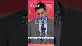 Eby resigns as B.C. NDP leader