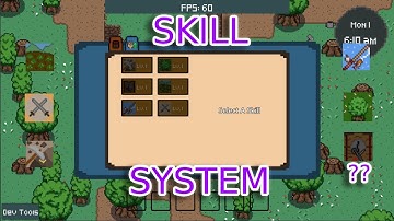 Adding a Skill System To My Indie Game - Devlog 8 #godot #indiegame #godotengine