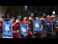 Graduation ceremony at the University of Lincoln. Academic procession.