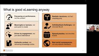 Good practices for self-paced eLearning: Peter Huppertz on Basel LEARN