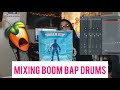 mixing boom bap drums | Black Milk Style (making a boom bap hip hop beat)