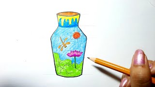 Cách vẽ bình hoa đẹp đơn giản độc lạ nhất [Mẫu vẽ bình hoa 2022]