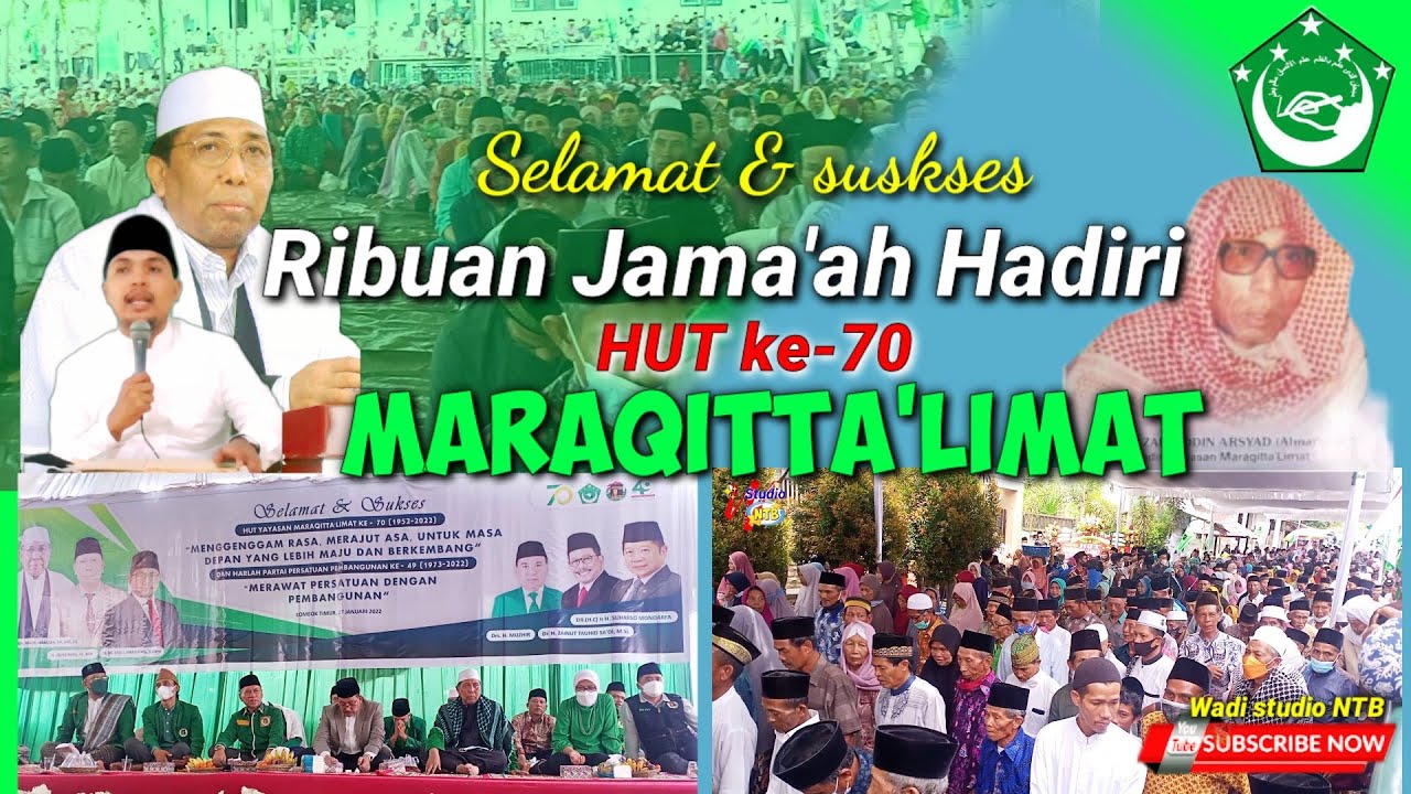 Selamat & sukses HUT ke-70 Yayasan MARAQITTA'LIMAT, Jamaah banjiri Desa mamben dan HUT partai PPP