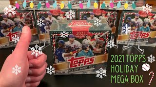 2021 Topps Holiday Mega Box Break, Great Buy!