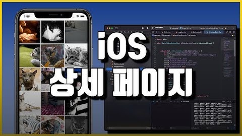 Swift로 iOS앱 만들기Proj. 고양이 갤러리 App #6 상세 페이지 만들기 (끝)