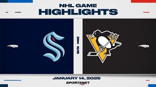 NHL Highlights | Kraken vs. Penguins - January 14, 2025