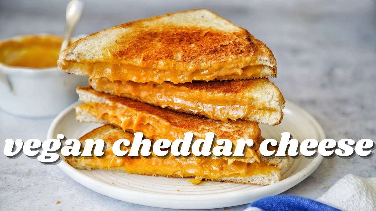 THE BASICS: HOMEMADE VEGAN CHEDDAR CHEESE [AND GRILLED CHEESE] | PLANTIFULLY BASED