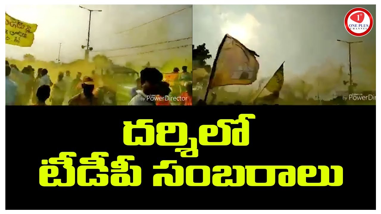 TDP leaders celebrations in darsi for victory in municipal elections | tdp | ap municipal elections