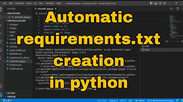 Automatic requirements.txt generation using pigar