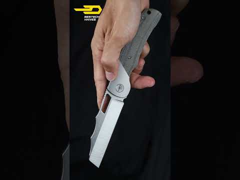 BESTECH SYN: Elmax blade, Titanium & Micarta handle. Stunning Shape!     