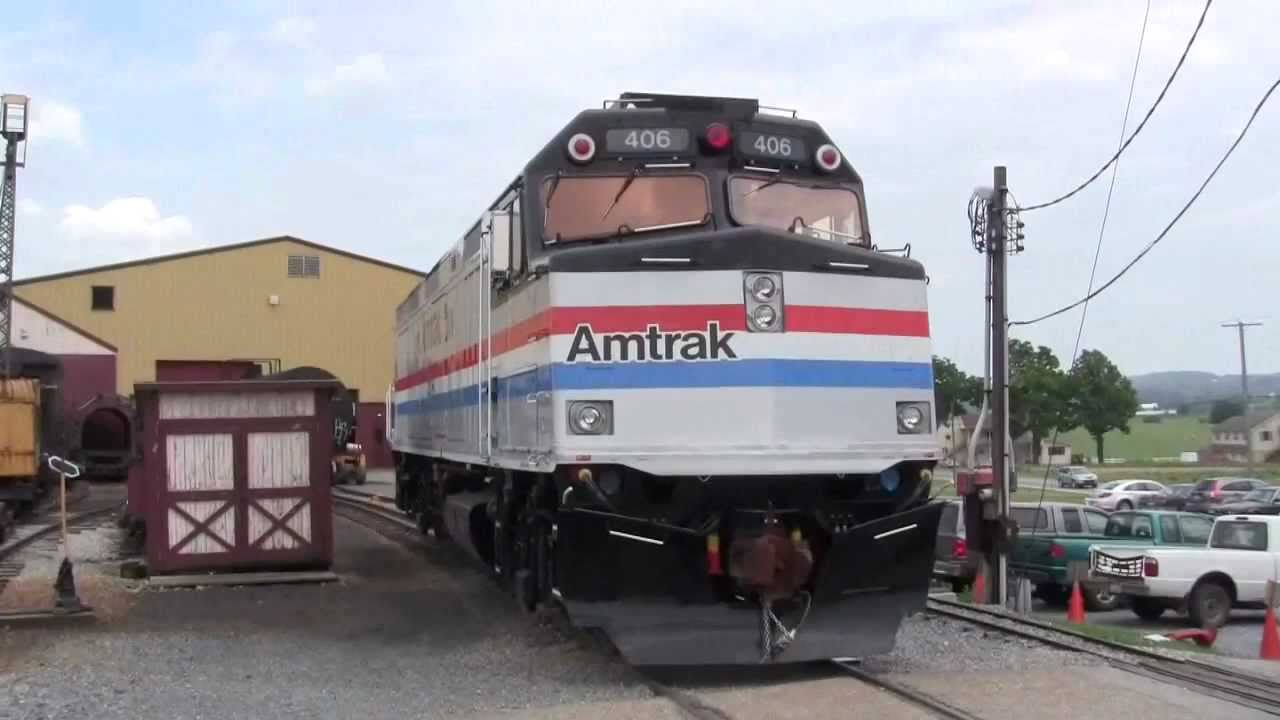 Amtrak 40th Anniversary Display Train