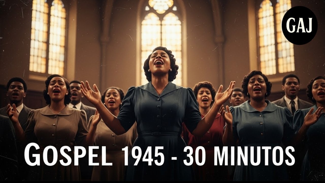 🔥 Gospel Clásico 1945 | “Cristo Vive en Mí” y Más Canciones de Adoración a Jesús 🎹