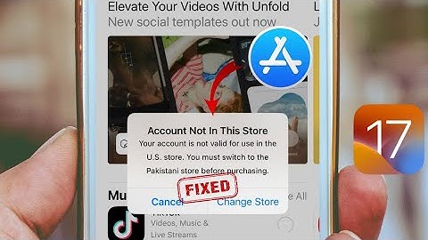 Fixed✅: Account Not in This Store | Your Account is Not Valid For Use in The US Store iOS 17