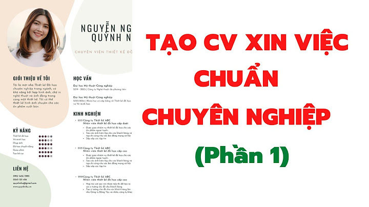 Hướng dẫn cách tạo 1 cv chuyên nghiệp năm 2024