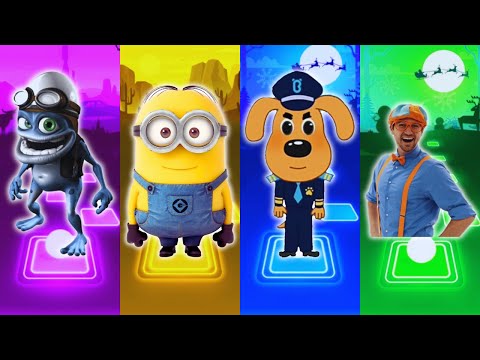Crazy Frog - Minions - Sheriff Labrador - Blippi - Tiles Hop EDM Rush