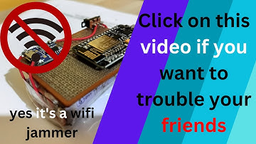 DIY WIFI JAMMER AT HOME I ONLY 200RS NodeMCU ESP8266 l @b1ashazinamdar444