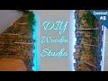 Un dcor diy en palettes  fabrication dun studio sur mesure