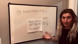Adding factions with unlike denominators. Math1100