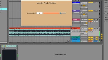 Audio Pitch Shifter Plugin Demo