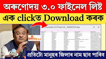 how to download orunodoi 3.0 beneficiary list 2025_Orunodoi List Check Online 2025 @DigitalAssam2.0 