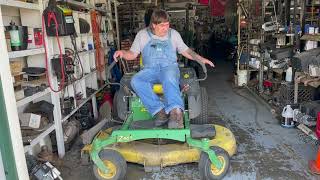 John Deere Zero-Turn Z465 w/ Kawasaki V-Twin Cylinder Engine: Get Running Again